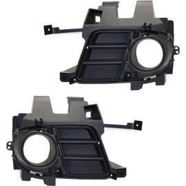KarParts360 For Acura TSX Fog Light Cover 2011 12 13 2014 Driver and Passenger Side Pair/Set | Primed | 2.4L Engine | DOT/SAE Compliance | AC1038108 + AC1039108 | 71116TL0G50 + 71115TL0G50