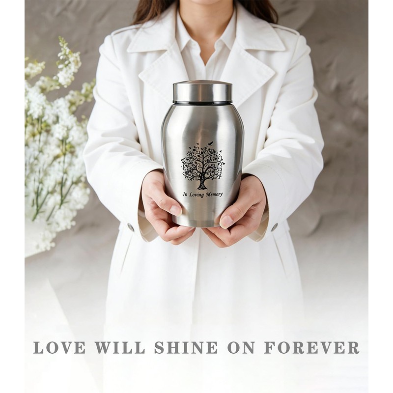 Medium Urns for Human Ashes Home Decorative Urn for Male/Female
