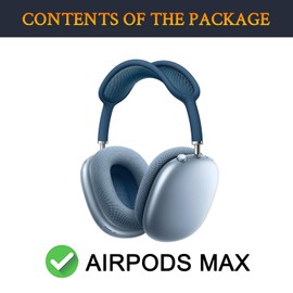 SOULWIT Replacement Ear Pads for AirPods Max Over-Ear Headphones, Ear Pads Cushion with Durable Mesh Fabric, Softer Foam