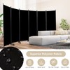 Room Divider 6 Panel Room Dividers/Wheels, Fabric Room Divider Panel