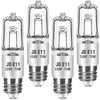 Blakapoo JDE11 120V 100W Halogen Light Bulbs, T4 Mini Candelabra