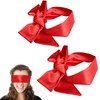 2 Pack Satin Blindfold Eye Covers, Silk Eye Masks Soft