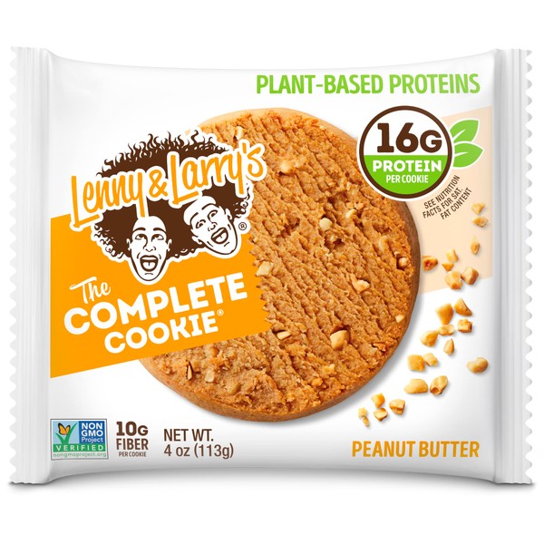 Lenny & Larry's The Complete Cookie, Peanut Butter, Soft Baked,