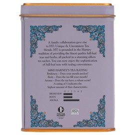 Harney & Sons Caffeinated Tea Tin Sachets, Black Currant, 20 Count
