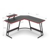 Devoko L Shaped Gaming Desk Computer Desk 51” Office Corner