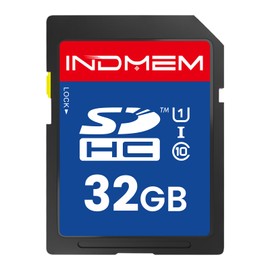 32GB SD Card, C10 SDHC UHS-I Memory Cards U1 Class 10 High-Speed Full 4K HD Video Compatible with Digital Point-and-Shoot Cameras, HD Camcorders, DSLR and PC