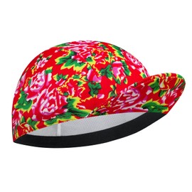 Corsehild Cycling Hat Under Helmet Cycling Caps for Unisex Cycling Hat, Flo-27, Unit size