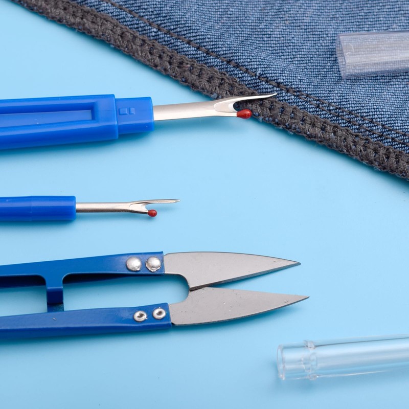 New Blue Thread Breaker Set Home Sewing Tool Set Yarn