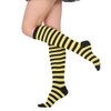 BAOKELAN Knee High Long Socks Striped Casual Thigh High Socks