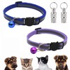 TUKNN Reflective Cat Collar with Bell, Quick Release, Safe, Anti-Lost