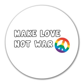 Huuraa Sticker Make Love Not War Gift Sticker 10 cm Make Love Not War Gift Idea