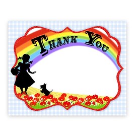 POP parties Wizard of Oz Thank You Cards - 10 Thank You Note Cards + 10 Envelopes