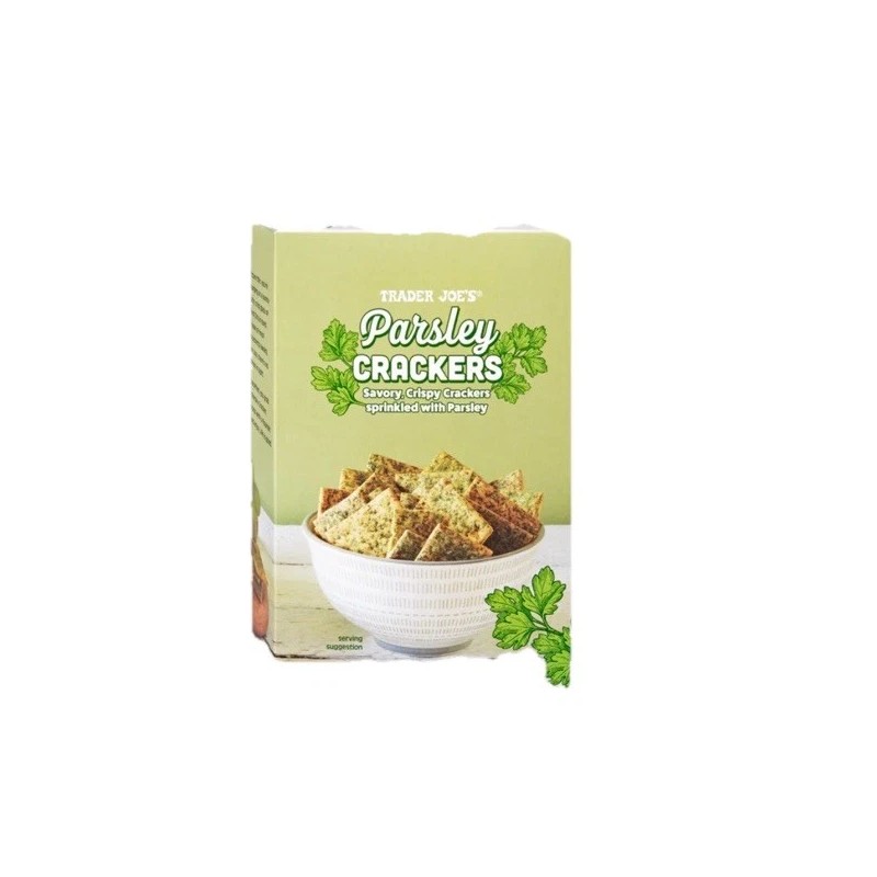 Trader Joe's 2 Packs Trader Joe's Parsley Crackers 5.28 oz