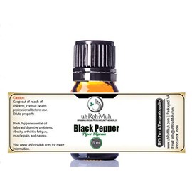 100% Pure Black Pepper Essential Oil || India - 5 ml w/Euro Dropper