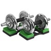 1Pair Home Dumbbell Frame Stand Prevent Rolling Dumbbell Rack Holder