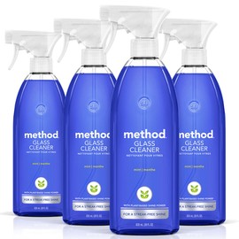Method Glass Cleaner, Mint, 28 Ounce, 4 Pack, Packaging May Vary