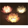 GURU SHOP Lotus Tea Light Shell 11 x 4 cm