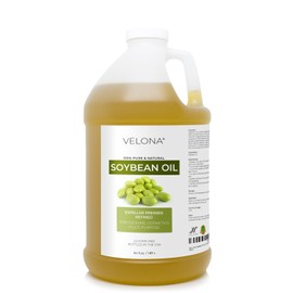 velona Aceite de Soja - 64 Fl Oz | Aceite Transportador Puro y Natural | Refinado | Cocinar, Hornear, Hidratante para La Piel, El Cabello, El Cuerpo y La Cara | Úsalo Hoy - Enjoy Results