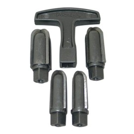 Decatur Pipe Reamer Set, 4 Bit Sizes with T-Handle