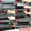 amayum Glove Box Organizers Co-pilot Storage Compartment Divider Interior Accessories