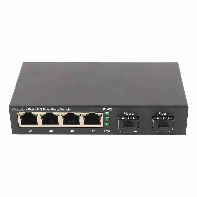 SFP Fiber Switch 6 Ports 10 100 1000M Self Adaptive