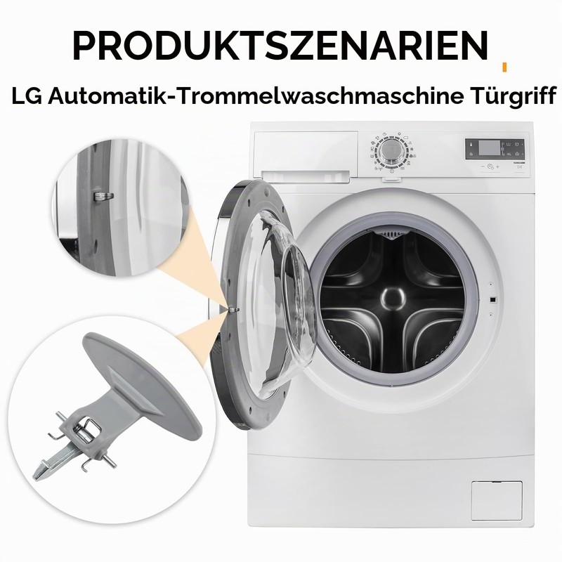 Joynine LG Washing Machine Complete Door Handle Replacement Kit for
