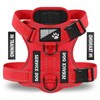 Demigreat Service Dog Harness, Reflective Dog Vest Harness with 5