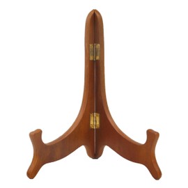 Large Wood Plate Stand, 7" Wood, 2206, Woodland (Brown)