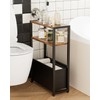 Apetaccat Narrow Side Table End Table, 3-Tier Side Table with