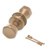 Aqbau® Door Knob, Rotatable on Round Rosette Button Push Knob