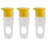 TOBEOME 3PCS Mini Manual Lemon Squeezer, Portable Lemon Juicer, Multifunctional