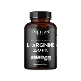Prettán XIII Suplemento Alimenticio L-ARGININA (Aminoácidos) Frasco con 90 capsulas de 500mg c/u