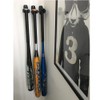 YELAIYEHAO Vertical Baseball Bat Softball Bat Display Wall Mount Wall