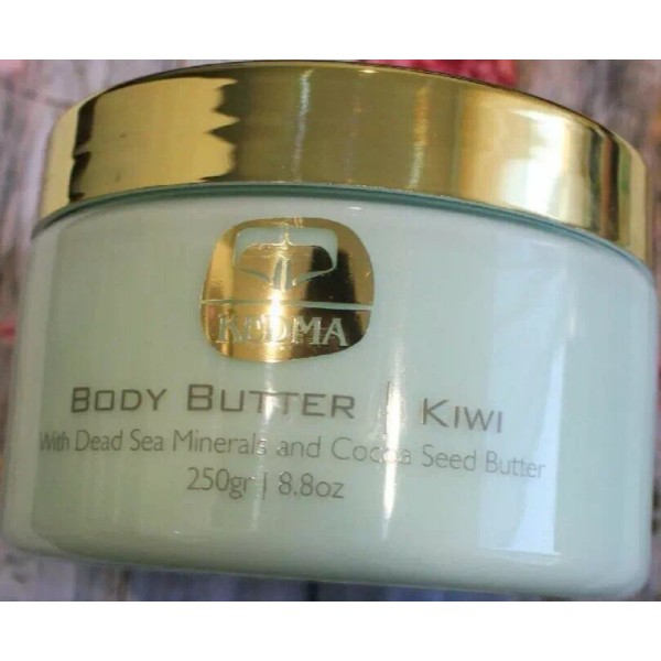 KEDMA BODY BUTTER KIWI-DEAD SEA MINERALS & COCOA SEED OIL-8.8