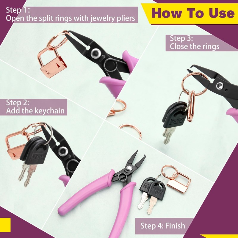 SPEEDWOX Split Ring Opening Pliers Ring Splitter Plier Jump Ring