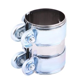 Akozon Exhaust Clamp Exhaust Repair Exhaust Cuff for L200 Exhaust Connection Sleeve 61 mm Exhaust Cuff Exhaust Pipe Clamp Universal Exhaust Clamp Exhaust Clamp 76 mm Clamp Mounting
