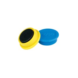 Nobo Magnetic Whiteboard Magnets, 24 mm, Pack of 10, 1915297, Coloured