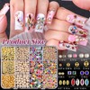 Luxury 3D Nail Charms Rhinestones Bangle Nail Charms and Gems