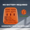 WK Electrical - UK Mains Socket Tester 240v Polarity Test