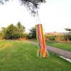 Satin Ribbon Windsock Streamer, Outdoor Decorations for Your Patio, Garden,