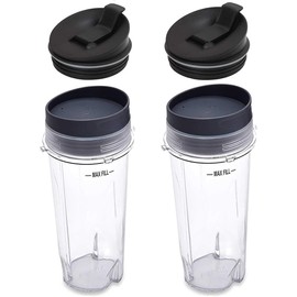 16 OZ Blender Cup Compatible with Nutri Ninja Blender,Replacement Single Serve Blender Cup Set Parts for BL660 BL663 BL770 BL740 BL780 BL810 BL771