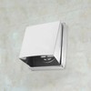 TEHAUX Stainless Steel Square Exhaust Vent Cover Rainproof Design for