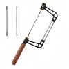Coping Saw for Woodworking, 360 Degree Multi-Directional Small Handsaw, Aluminum