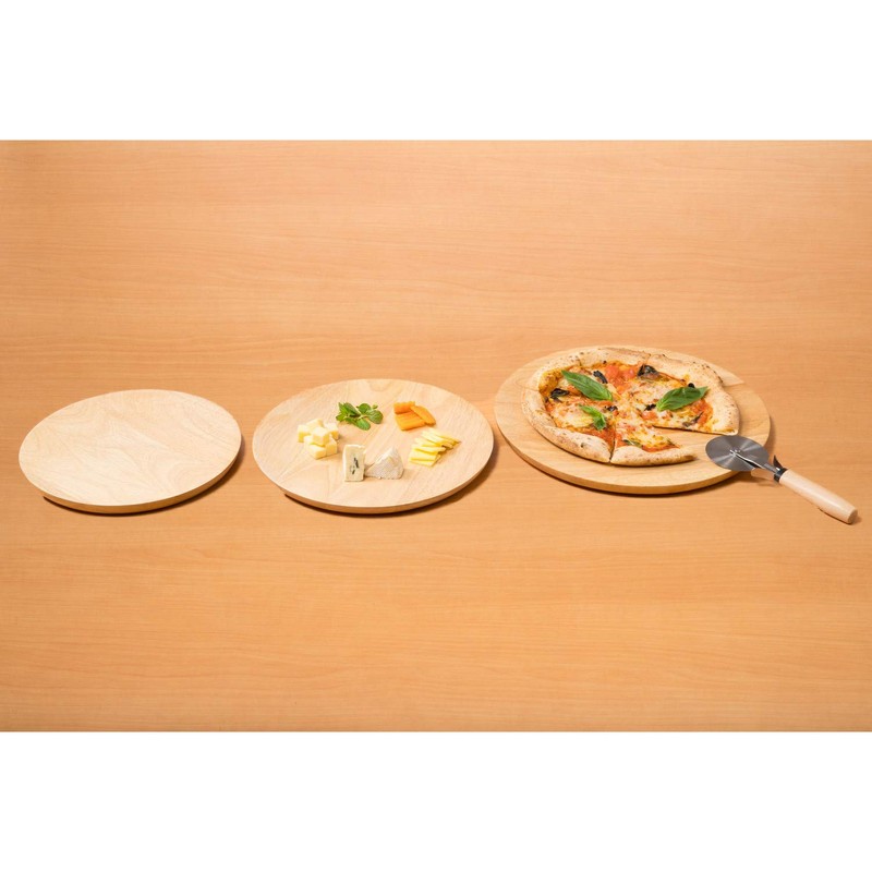 Rubber Wood Pizza Plate 250 Natural PZ – 201 [Product Code] 7150100 