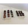 Plastics Unlimited Chocolate candy acrylic showcase display case tray for