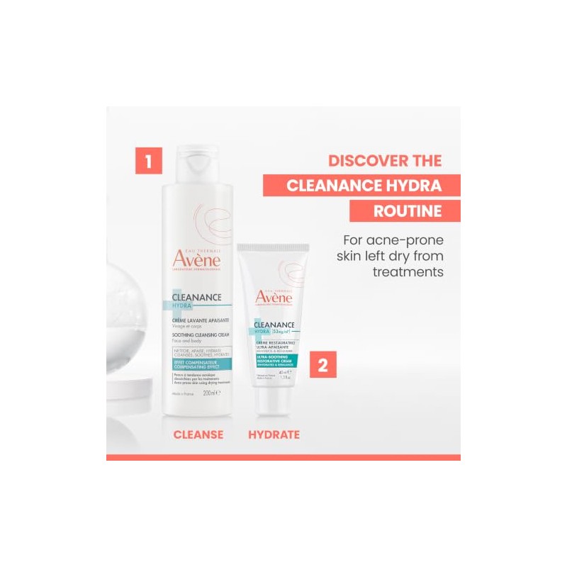 Eau Thermale Avène Clean-AC Hydrating Cream, 1.3 fl. Oz