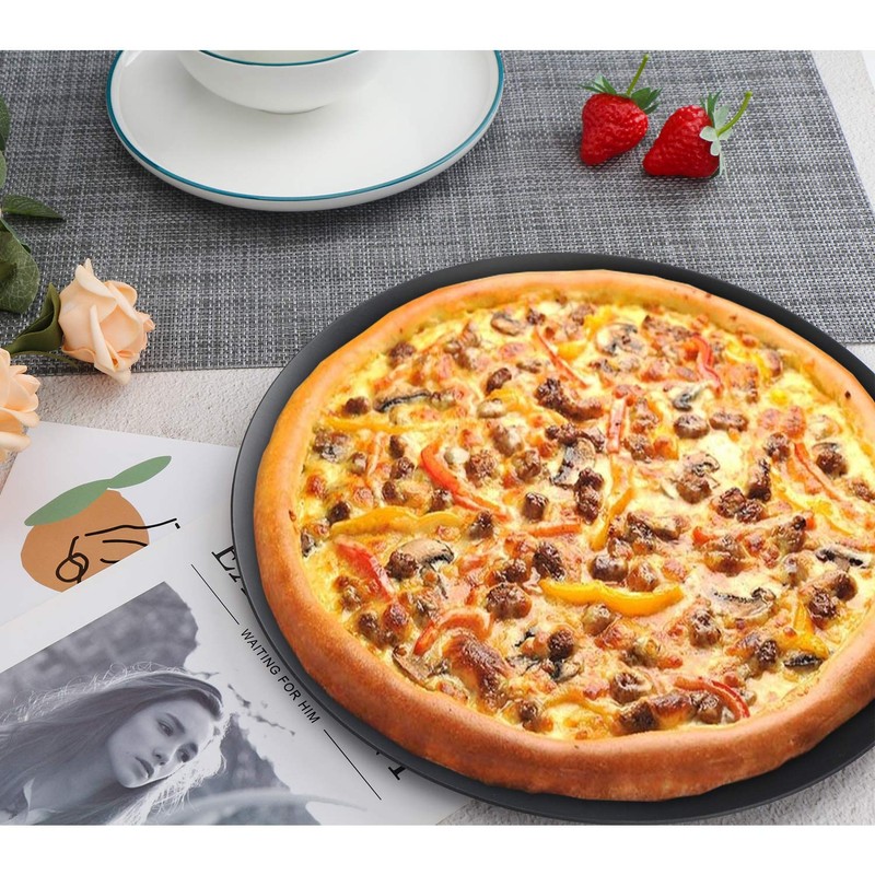 Beasea Pizza Pan 16 Inch, Perforated Pizza Tray with Holes