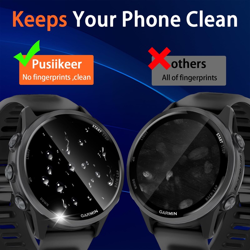 Yskbilm （3+2 Pack） for Garmin Forerunner 570 42mm Screen Protector