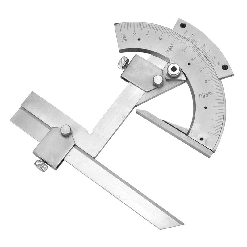 Universal Protractor 0 to 320° Angle Measuring Ruler Tools Angle