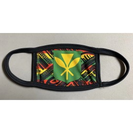 pstgear Face Mask Adult Washable Hawaii Fabric Facemask washable Aloha Tribal Paddle